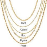 1.5mm Fine Cable Chain in 18K Yellow Gold