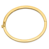 3.6mm Hinged Bangle Bracelet in 14K Yellow Gold