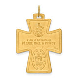 Celtic Inspired Four Way Cross Pendant  in 14K Yellow Gold - Roxx Fine Jewelry