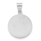 St. Michael the Archangel Pendant in 14K White or Yellow Gold - 3 Sizes - Roxx Fine Jewelry