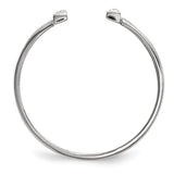 Negative Space Diamond Ring "Dahlia" Double Vertical Bar Ring