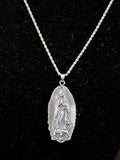 Our Lady of Guadalupe Pendant in Sterling Silver