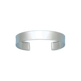 Polished Cuff Bracelet 10.4mm in 14K Rose, White or Yellow Gold