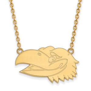 University of Kansas KU Jayhawks® Official NCAA® Licensed 14K 18" Necklace or Earrings