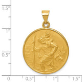 St. Christopher Medal in 18K Yellow Gold - Roxx Fine Jewelry