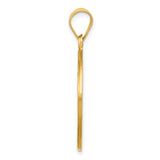 St. Christopher Round Medal in 18K Yellow Gold - Roxx Fine Jewelry