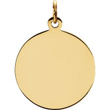 St. Christopher Medal in 14K Yellow Gold M1488 - Roxx Fine Jewelry