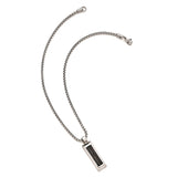 Edward Mirell Titanium & Stainless Steel Cable Pendant Necklace EMN135 - Roxx Fine Jewelry