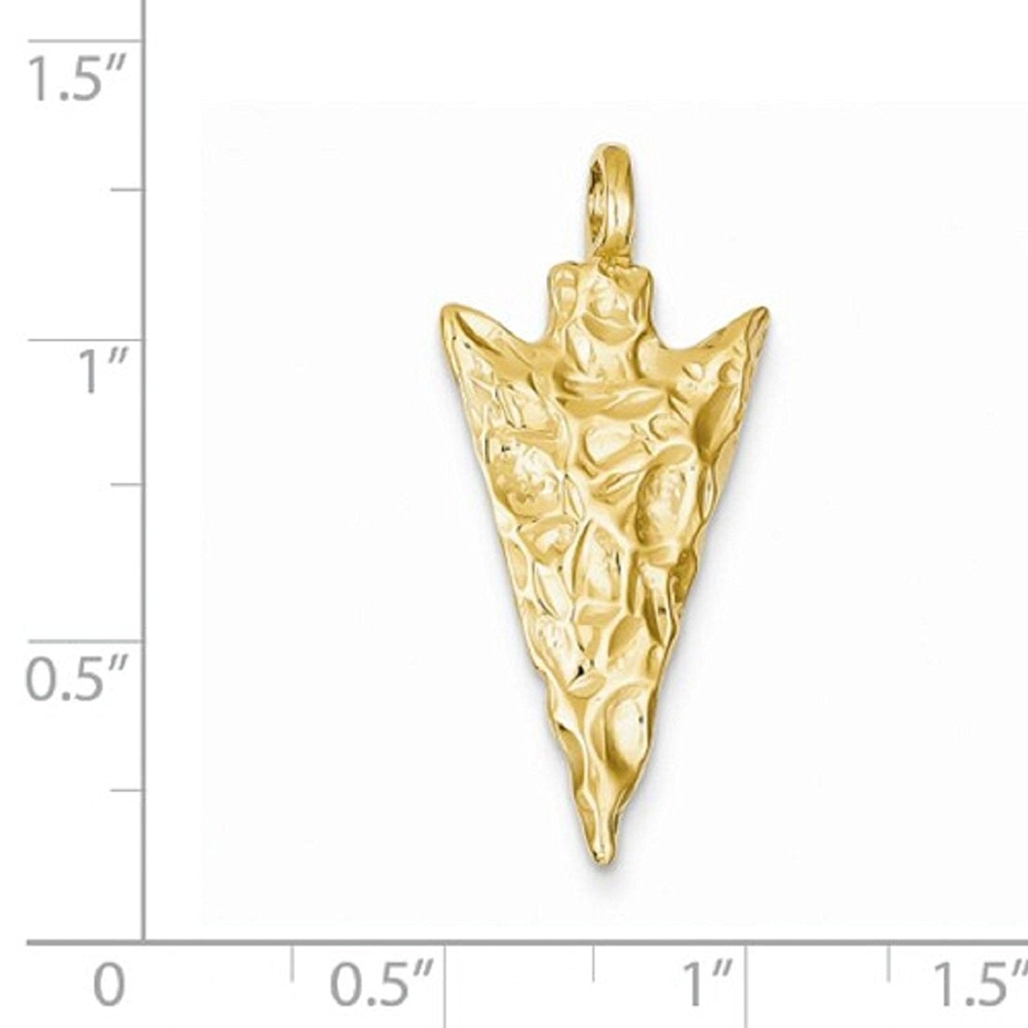 Arrowhead Pendant in 14K Yellow Gold – Roxx Fine Jewelry