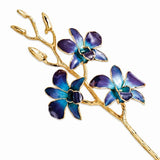 Forever® Orchid Trimmed in 24K Yellow Gold - Roxx Fine Jewelry