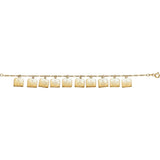 Ten Commandments Bracelet in 14K Yellow Gold - Roxx Fine Jewelry
