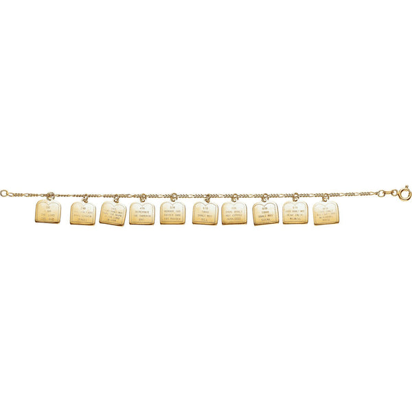 10 commandments charm bracelet hotsell