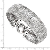 Leslie's™ Flexible Wire Wrapped Cuff Bracelet in Sterling Silver - Roxx Fine Jewelry