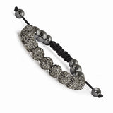 Swarovski® Crystal Beads & Hematite Adjustable Cord Bracelet Many Colors - Roxx Fine Jewelry
