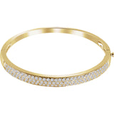 Diamond Diamond Cuff Bracelet with 3.01 Cts of Diamonds in 14K Gold - Roxx Fine Jewelry