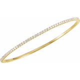 Eternity Lab-Grown Diamond Bangle Bracelets 1 Ct. to 5 Ct. Stackable in 14K Gold - Roxx Fine Jewelry