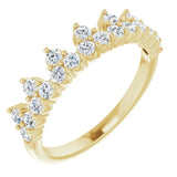 302® Fine Jewelry Princess Crown Ring with Lab Grown Created Diamonds