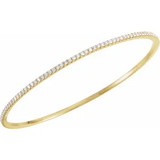 2 Ct Lab Grown Diamond Bangle Bracelet VS2/F+ in 14K Gold - Roxx Fine Jewelry