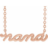 302® Fine Jewelry Nana Necklace 14K Gold or Platinum