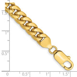 Miami Cuban Link 7.3mm Bracelet or Chain in 14K Yellow Gold