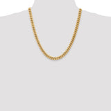Miami Cuban Link 7.3mm Bracelet or Chain in 14K Yellow Gold