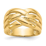 Woven Dome Ring in 14K Gold