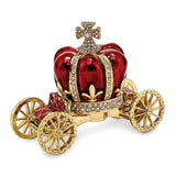 Cinderella Carriage Ring Holder and Necklace - Proposal Ring Holder BJ2019 - Roxx Fine Jewelry