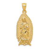 Our Lady of Guadalupe Pendant in 14K Yellow Gold