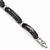 Edward Mirell Midnight Cable Collection Black Titanium Key Ring EMK102 - Roxx Fine Jewelry