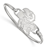 KU Jayhawks® Bangle Bracelet in Sterling Silver Official NCAA® Licensed