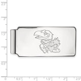 KU Jayhawks® Money Clip in Sterling Silver or Gold Plated Official NCAA® Licensed
