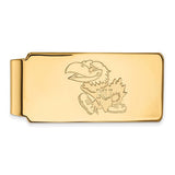 KU Jayhawks® Money Clip in Sterling Silver or Gold Plated Official NCAA® Licensed