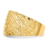 Textured Dome Ring in 14K Yellow Gold