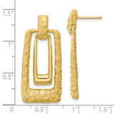 Doorknocker Necklace and Dangle Earrings in 14K Yellow Gold