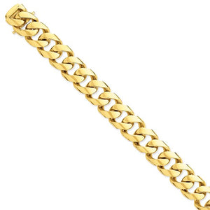 Miami Cuban Link 8" Status Bracelet 11mm in 14K Yellow Gold - Roxx Fine Jewelry