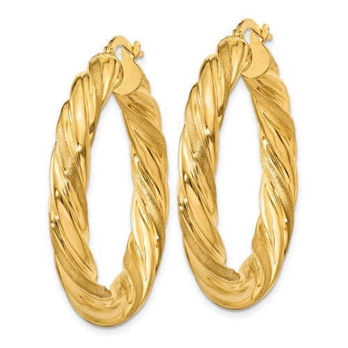 14k gold 2024 twisted hoop earrings 35mm 41-27 location