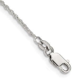 1.5mm Cable Chain in Sterling Silver