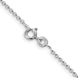 1.5mm Cable Chain in Sterling Silver