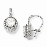 Cheryl M® Halo Journey CZ Post Earrings in Sterling Silver - Roxx Fine Jewelry