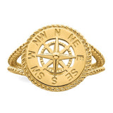 Compass Ring in 14K Gold
