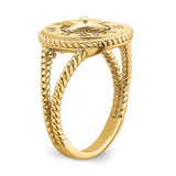 Compass Ring in 14K Gold
