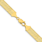 10mm Silky Herringbone Chain in 14K Yellow Gold