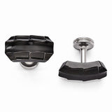Edward Mirell® Templar™ Collection Black Titanium Chiseled Edge Jewelry - Roxx Fine Jewelry