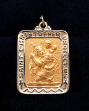 St. Christopher Medal in 14K Yellow Gold - Roxx Fine Jewelry