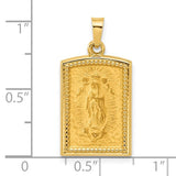Our Lady of Guadalupe Medal in 14K Yellow Gold
