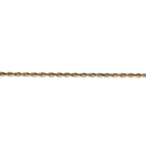 Diamond Cut Light Rope Chain in 14K Yellow Gold - Roxx Fine Jewelry