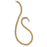 Augustus Rolo Link Chain Status Necklace or Bracelet in 14K Yellow Gold - Roxx Fine Jewelry