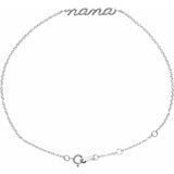 302® Fine Jewelry MAMA Diamond Necklace or Bolo Bracelet in 14K Gold