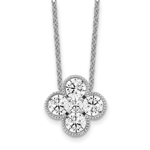 True Origin® 1.01 Ct Bloom Necklace Lab Grown Diamonds in 14K Gold - Roxx Fine Jewelry