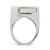 Faux and Fabulous™ 4.00 Ct CZ Modern Bypass Ring in Sterling Silver - Roxx Fine Jewelry